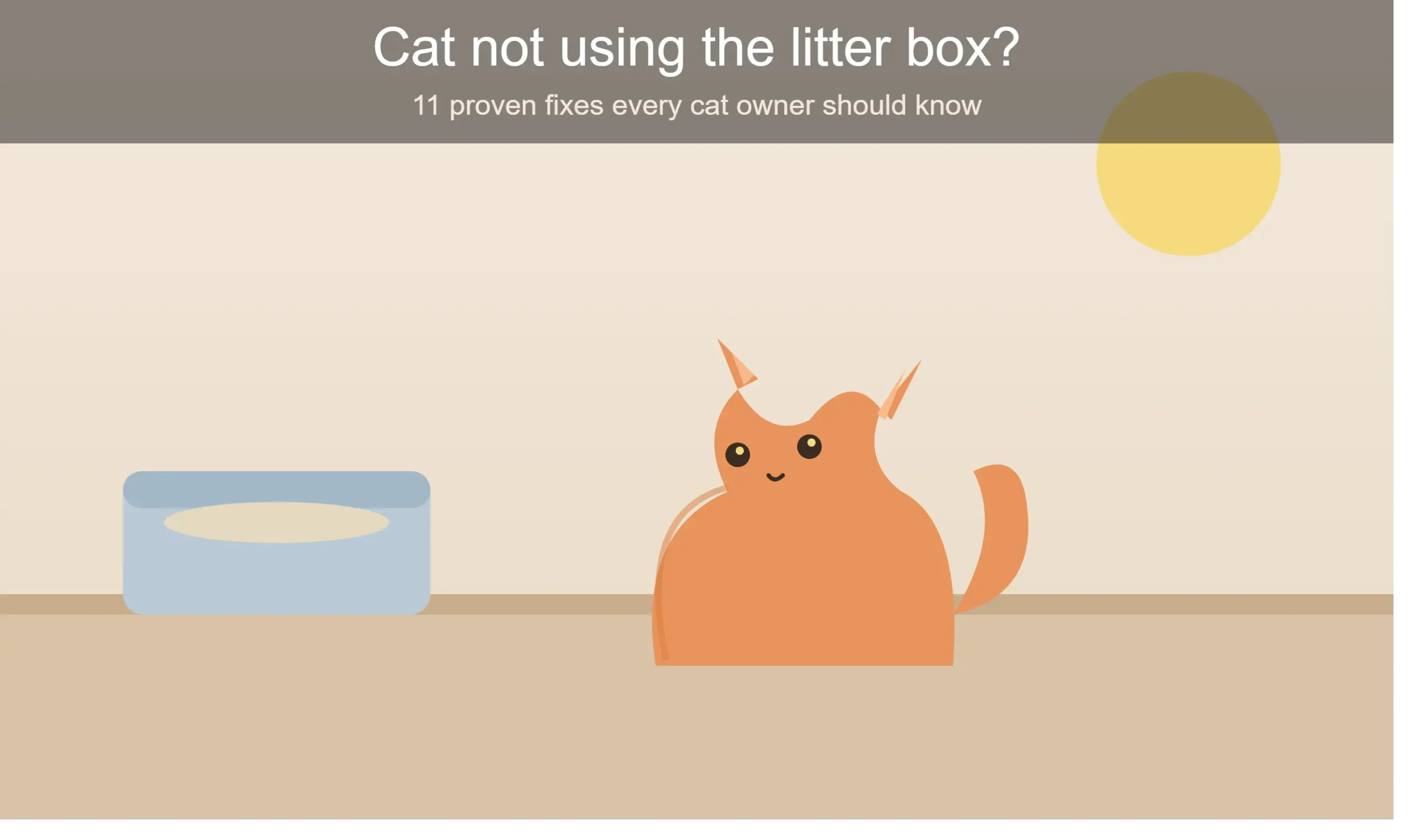 Why Your Cat Suddenly Stopped Using the Litter Box